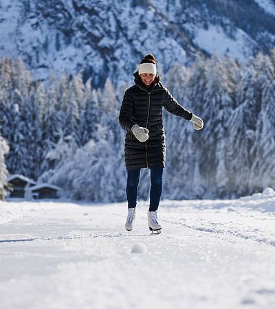 Ice skating